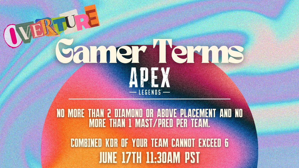 TeamOverture's tweet photo. Signups are live!
Grab your pals or sign up solo!

https://t.co/mP1D9tueIy https://t.co/MawVOpPALf