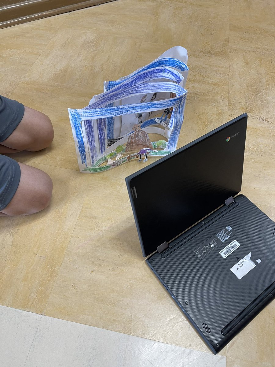 Students creating a Flip about their tunnel books for Bridge to Terabithia. I love when they share their creativity with fellow students. <a href="/flip/">Phil 🏕️</a> <a href="/kaysantarita/">Kay Scott</a> #FLIP