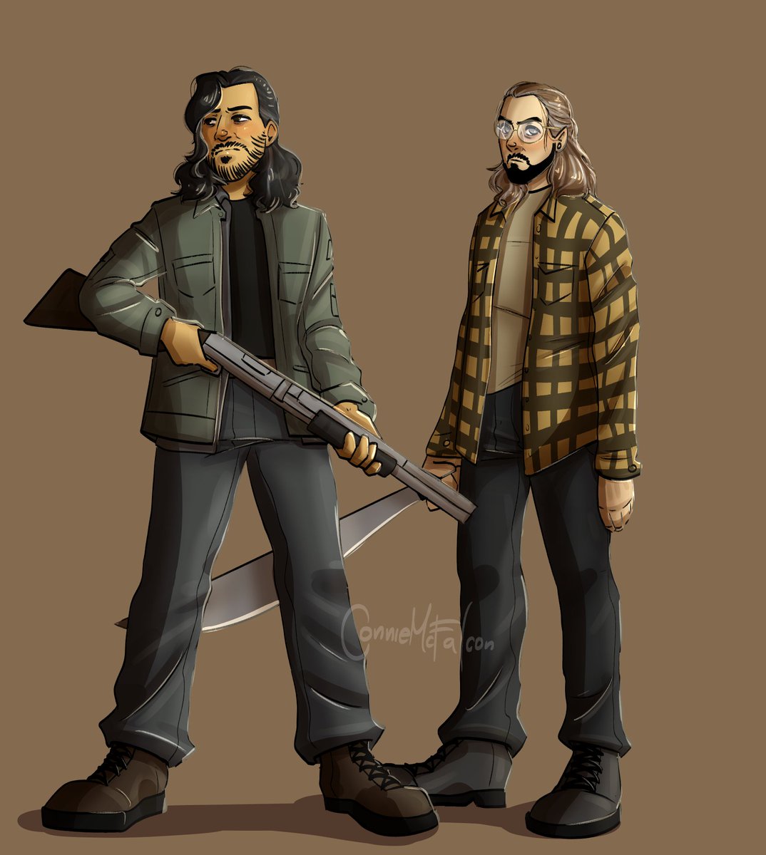 ConnieMcFalcon's tweet photo. The Last Of Us but it's a grumpy dad and a cool dad escorting a loud, immune 20-something year old across the country.

They all have ADHD.

#markiplier #jacksepticeye #crankgameplays https://t.co/uiJYxp51qS