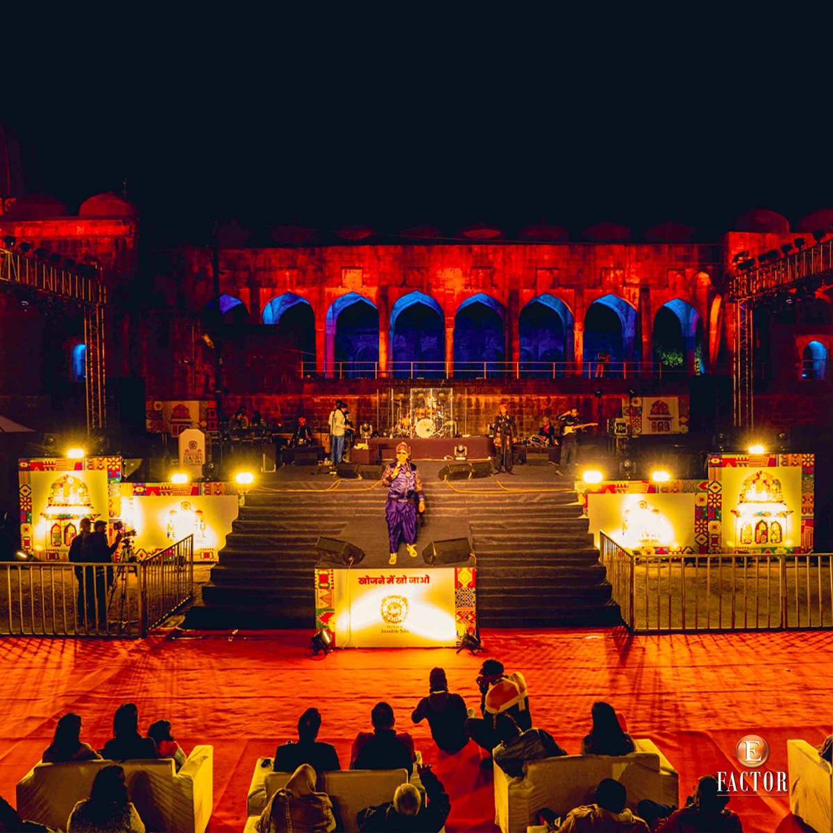 efactorevent's tweet photo. #ManduFestival was a hit. From luxury glamping to hot air ballooning, visitors immersed themselves in #Mandu's beauty. With local artisans, delicacies, and renowned performers, the fest by @MPTourism and managed by #EFactorTeam showcased the rich culture of #MadhyaPradesh. https://t.co/VIej76k3Zv