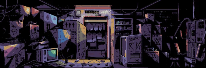 Available for hire.  Draw backgrounds and characters. Not working on tilesets and animations.