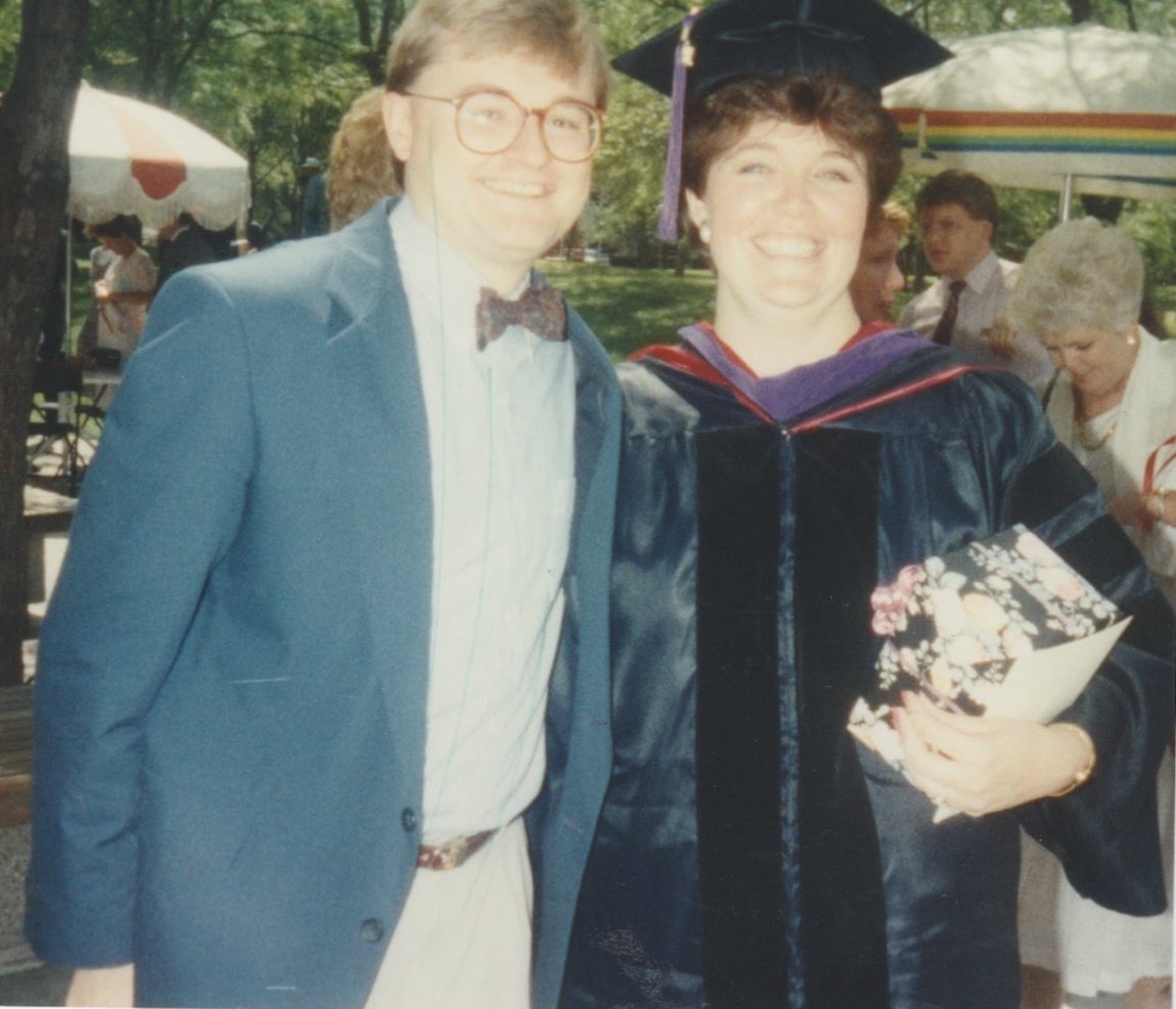 MikeLMower's tweet photo. So proud of our Abigail Mower Rampton on her graduation today from @sjquinney at @UUtah! Her mom and I met there.  I know Sheri is looking down from Heaven smiling so big right now. ❤️ https://t.co/xuiYeBYzvr
