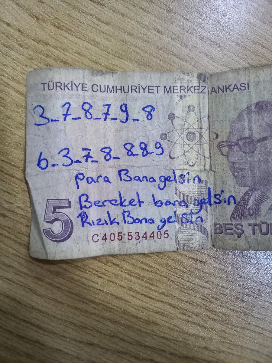 bugra_aktumer's tweet photo. Bana denk gelen paraya bakın. https://t.co/kCLKjwiD5J