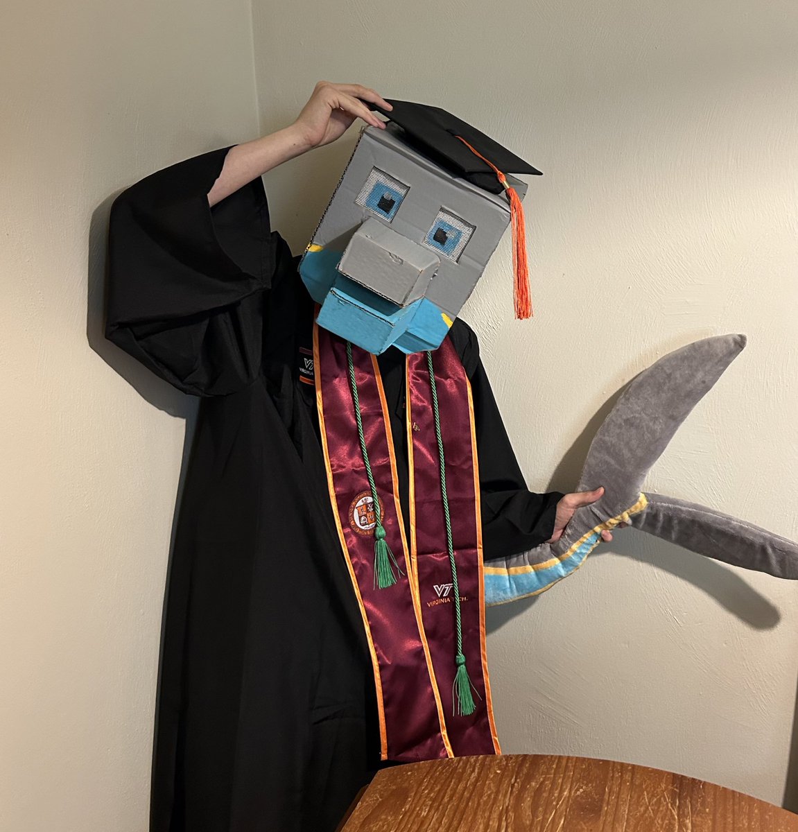 Happy #FursuitFriday!

It’s been four long years, but I am finally graduated with a BS in Aerospace Engineering! What an amazing experience it has been. 

Let’s go Hokies! #HokieGrad