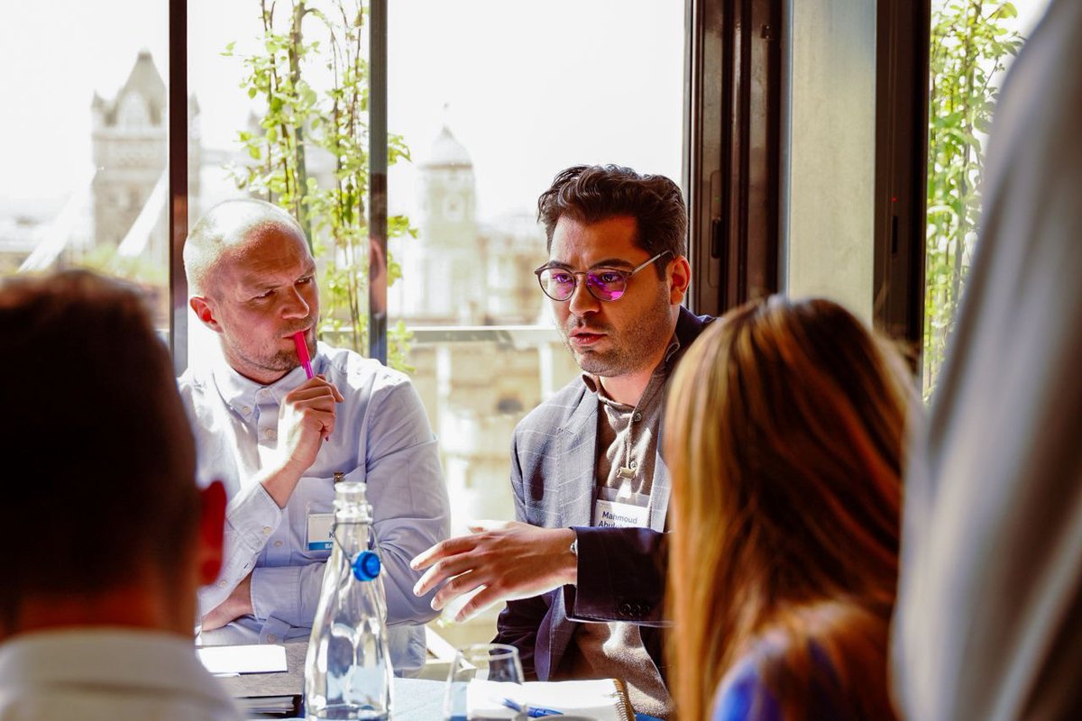 mahmoudabulebdh's tweet photo. Had a great time at the #InnovationRoundtable in #London! Amazing insights from market leaders on #DigitalTransformation, #OrganizationalCulture, Customer-Driven #Innovation, and #PipelineManagement. Thanks to all the speakers and participants for making it such a great event! https://t.co/hMJfV1qLvG