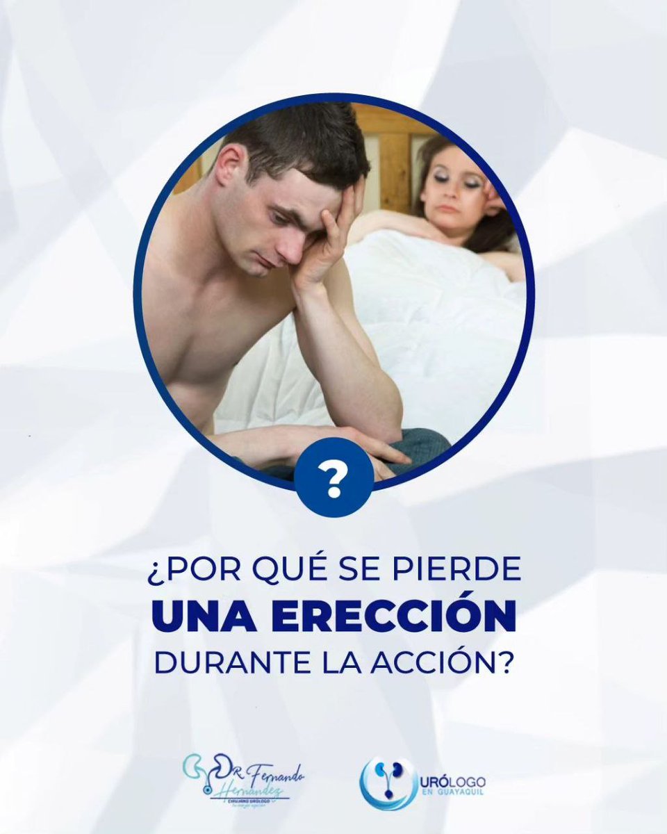 urologofernando's tweet photo. La pérdida de erección durante el acto sexual puede deberse a causas médica,O como una respuesta al estrés, ansiedad, cansancio o problemas de pareja, por mencionar sólo algunas causas.
¿Te ha sucedido esto alguna vez?🙋🏻‍♂️ https://t.co/SmJmFjAKFj