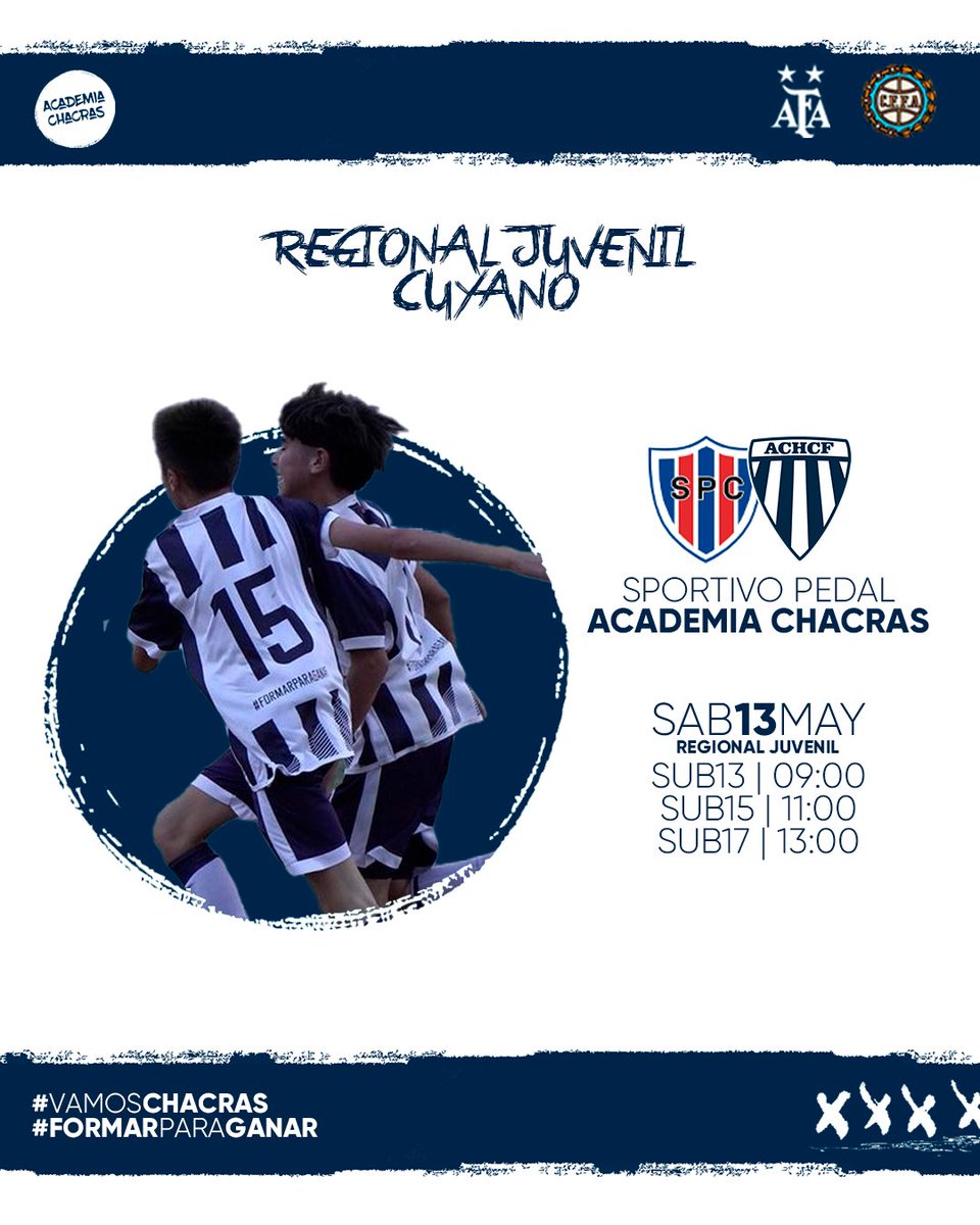 ChacrasOficial's tweet photo. #RegionalJuvenil | #Formativas

🙌🏼 Este será el fin de semana para nuestras formativas, con viaje incluido por el Regional Juvenil. 

#VamosChacras 
#FormarParaGanar 
#15AñosFormando https://t.co/JJ3iY18Yj2