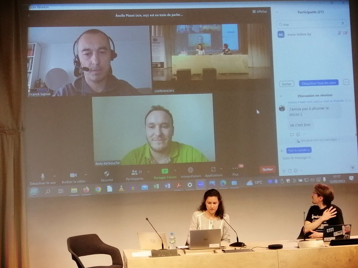 nonhouegnon's tweet image. En cours actuellement à l&apos;auditorium de l&apos;@Inalco la dernière table ronde du #ContribuLing 2023 avec Adélaïde Calais de @Wikimedia_Fr, @A_Tsioh, Franck Sajous, Refa Kerbouche et Ancilous Pisani sur la diversité linguistique du #Wiktionnaire.
#MaLangueCompte