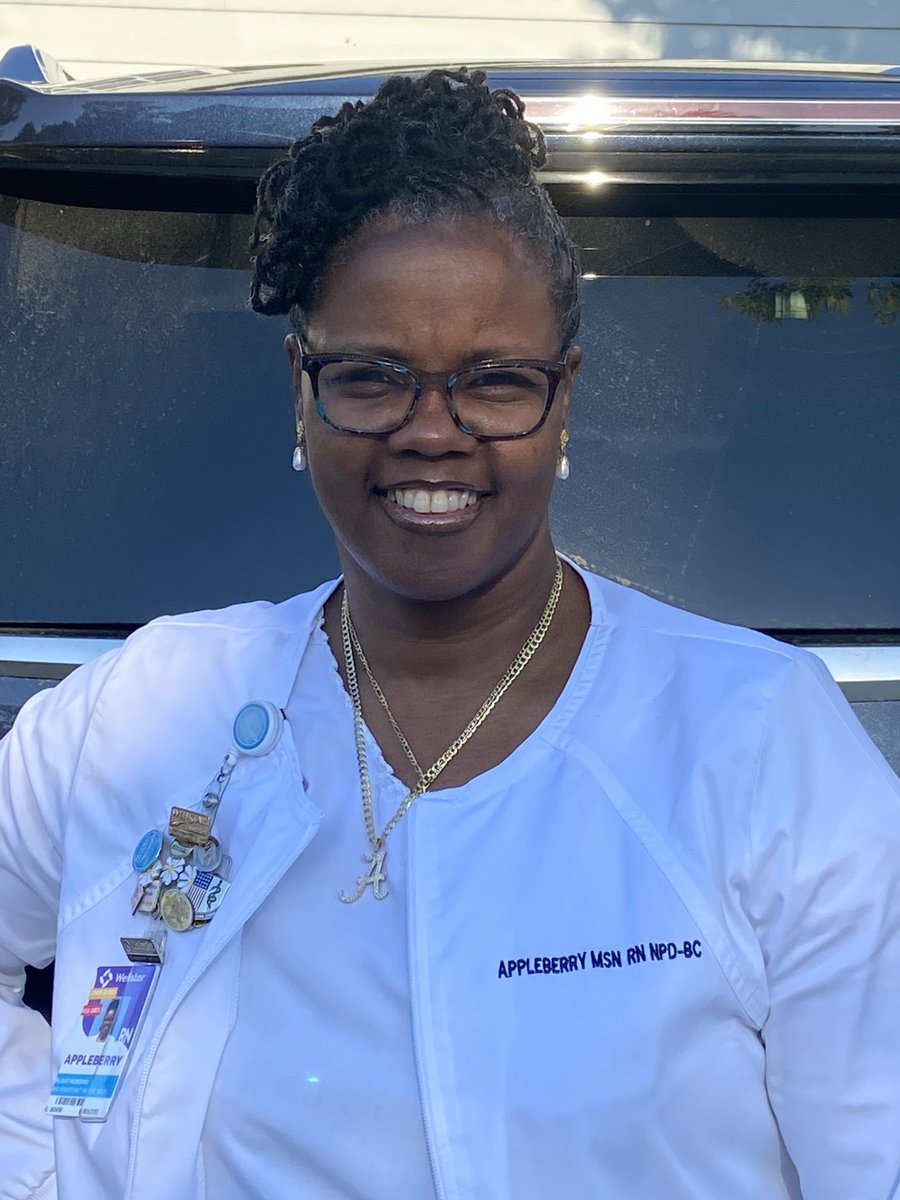 lynnrnj's tweet photo. Congratulations! Appleberry, MSN, RN, NPD-BC, SCRN Float Team Leader. https://t.co/CFdiSYSQCY