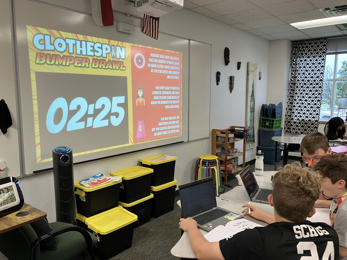 shanshab10's tweet photo. Final test is Monday so today was ALL REVIEW! #Fastandcurious @eduprotocol, @gimkit game created from @PearDeck’s #Flashcardfactory and Clothespin Bumper Brawl from #emc2learning!
@durham_dragon https://t.co/Y1TcSanRbc