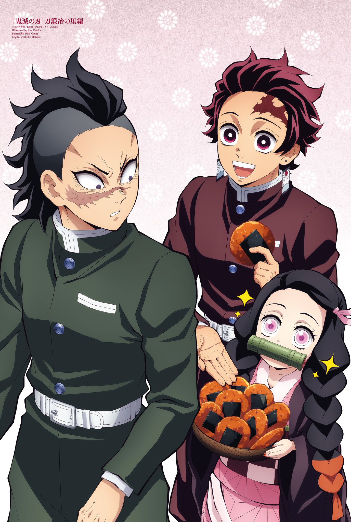 Mashiro on X: Zenitsu sharing the onigiri Tanjirou gave him 😁  #KimetsuNoYaiba #kimetsu #鬼滅の刃  / X