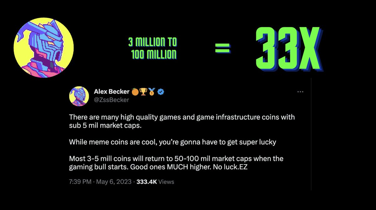 No money has been flowing into Web3 gaming

Most tokens have gone down to microcap category. That makes them the biggest possible winners for the next bulls

I researched for 6 hours to find still active projects under $5 Million

Here's the list, you would want to bookmark it: