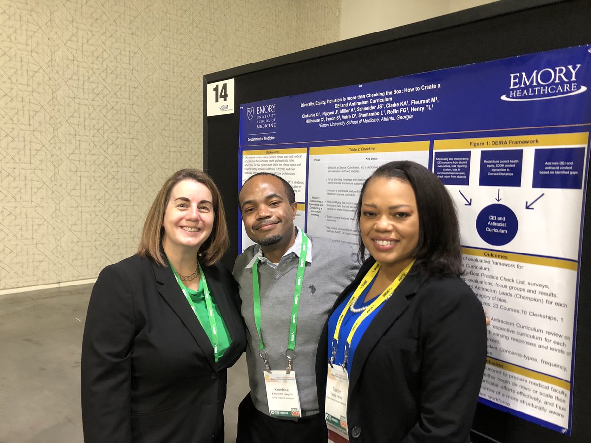Tracey L. Henry, MD, MPH, MS (@docwithapurpose) on Twitter photo At #SGIM23? Want to learn how to create or scale up your #equity curriculum?
Please stop by the exhibit hall P14
#ProudtobeGIM #Medtwitter #DiversityandInclusion #MedEd <a href="/SocietyGIM/">Society of General Internal Medicine (SGIM)</a> At #SGIM23? Want to learn how to create or scale up your #equity curriculum?
Please stop by the exhibit hall P14
#ProudtobeGIM #Medtwitter #DiversityandInclusion #MedEd <a href="/SocietyGIM/">Society of General Internal Medicine (SGIM)</a>