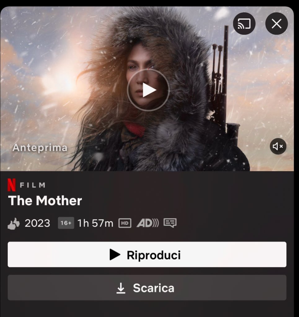 Just watched #TheMother !
You guys definitely have to see this amazing movie! I really loved it and both of you too, Jen and Lucy.. WOW💥
New favorite movie for sure!
Congrats <a href="/JLo/">jlo</a> , I’m so so proud of you♥️