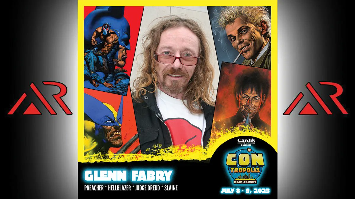 Comics fans know the work of @fabrystudios through his painted covers of Hellblazer and Preacher, and drawing The Authority, and Thor. Meet him this July in New Jersey! #Hellblazer #Preacher https://t.co/maZGS1TH2K