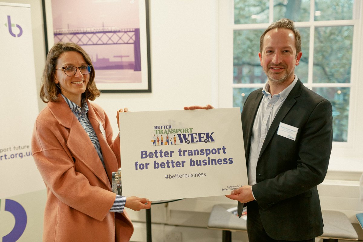 msolwilliams's tweet photo. Congrats all on a fantastic launch event for @CBTransport’s nationwide #bettertransportweek! Rail, bus, coach, shared mobility and active travel all brilliantly represented. A month to go now! Find out more, and get in touch to get involved 👉 https://t.co/hNpyhoW3UP https://t.co/op0hRAU4uK