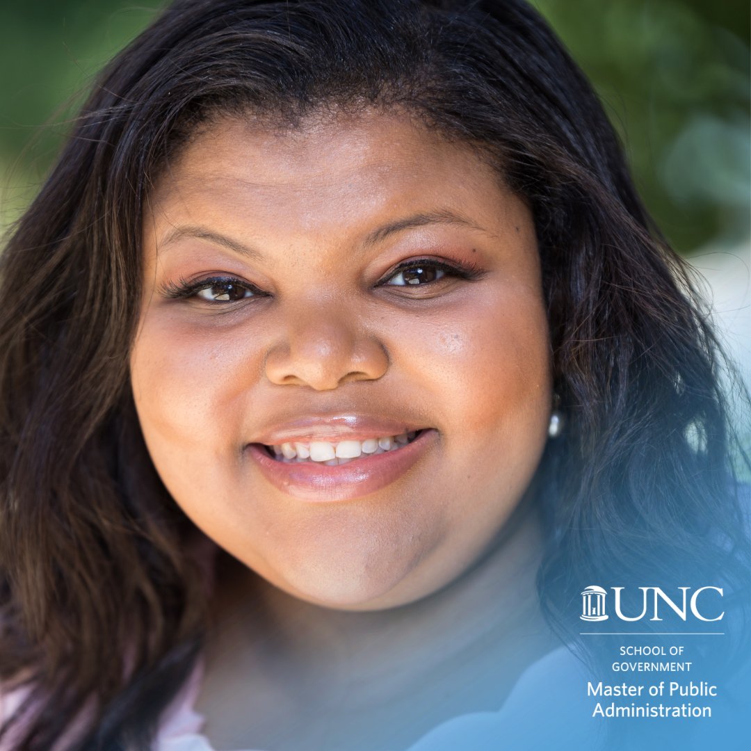 Sherese Bonner is one of the #uncmpa graduates who will be walking across the stage tomorrow. After graduation, she will be heading to Washington, D.C. to work in the U.S. Department of Commerce as a Presidential Management Fellow.  Read more here: mpa.unc.edu/news/unc-mpa-g…