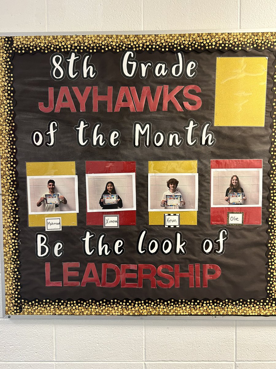 Congrats to our April 8th grade students of the month!!  <a href="/JerlingJayhawks/">Jerling Junior High</a> <a href="/OSD135/">Orland District 135</a> <a href="/MrsHalperEDU/">Dana Halper</a> <a href="/ProrokLeads/">Daniel Prorok</a> <a href="/MrsDeSimone135/">Lauren DeSimone</a> <a href="/Matt_Gonnella/">Matt Gonnella</a>