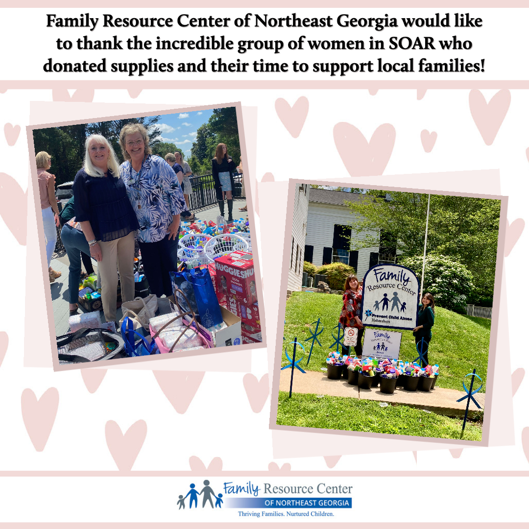 THANK YOU to Habersham's incredible SOAR women's group who spent Wednesday supporting four amazing non-profit organizations serving Habersham County - including FRC! We collected over a dozen buckets filled with cleaning supplies and household items needed by families we serve.