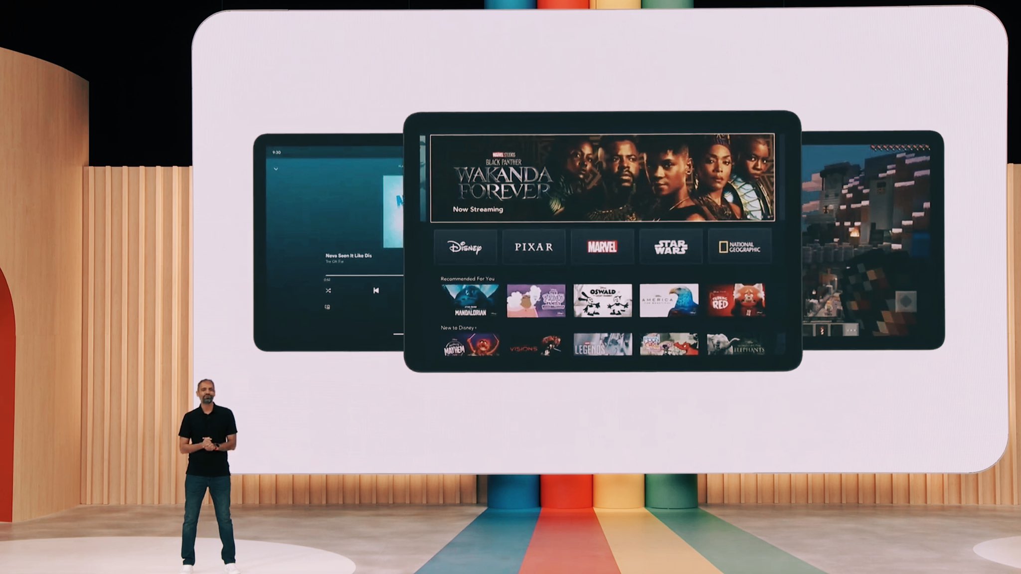 Aaron LaBerge on X: It was awesome to see the great work we're doing to  enchance our products for large screens, showcased at #GoogleIO. Disney+ is  going to run beautifully on the