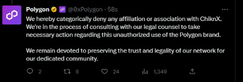 CynicalHateDAO's tweet photo. Don't believe the Chikn community.

OFFICIAL SOURCE: https://t.co/lVnF9kBqF2