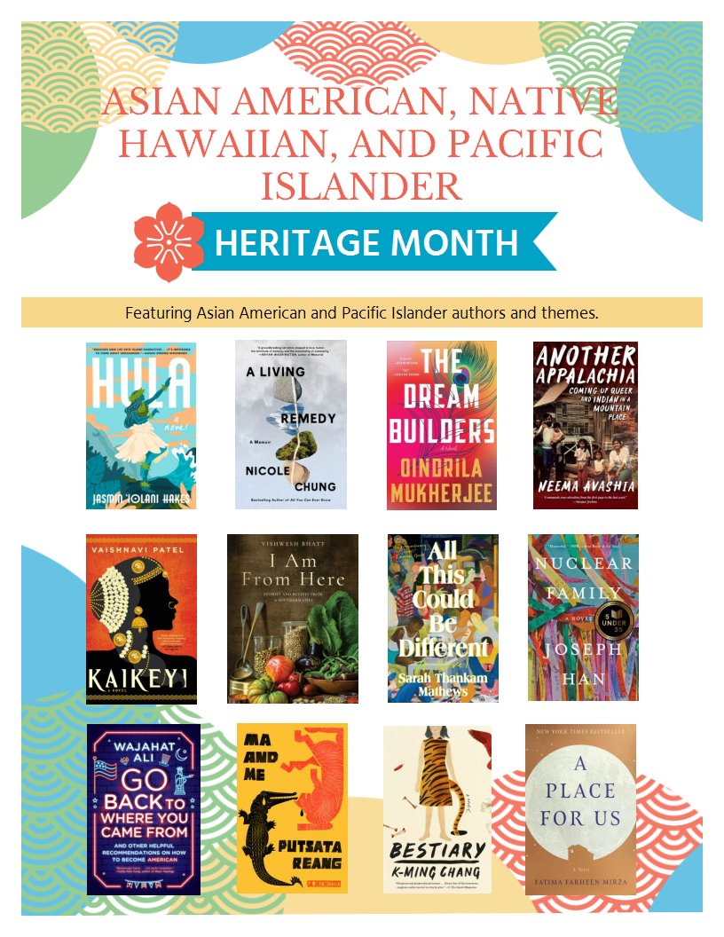 NOBLELibraries's tweet image. May is Asian American, Native Hawaiian, and Pacific Islander (AANHPI) Heritage Month. We celebrate the ongoing accomplishments and contributions of these diverse communties to America's history and to its social and cultural fabric. #noblelibraries libraryaware.com/2S678Z