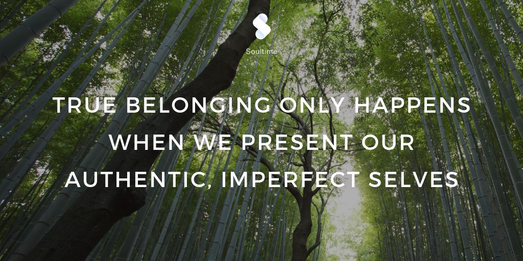 Soultime__app's tweet photo. "True belonging only happens when we present our authentic, imperfect selves to the world." #Soultime #ChrisitanMeditation #ChristianQuotes #BrenéBrown https://t.co/4NkZw1GYKg