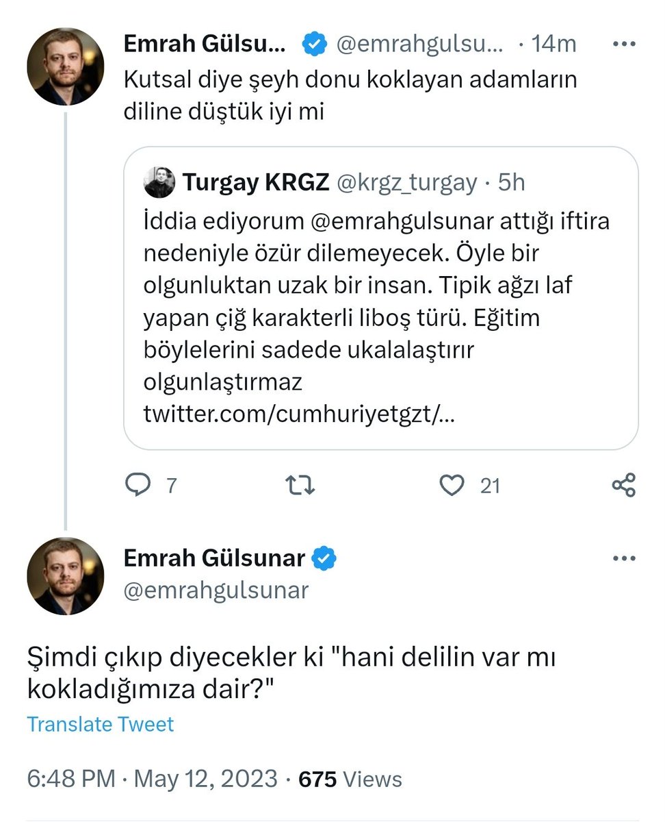 Solculuk maskesi arkasına sığınıp kendi çarpık iç dünyasına ait eşcinsel fantezilerini,

delilsiz, tanıksız başkalarına iftira olarak atan 

bu şeref yoksununun,

bu haysiyetsizin, 

bu namussuzun

yüzüne tükürün!

Çocuklarınızı da bu deyyustan koruyun!