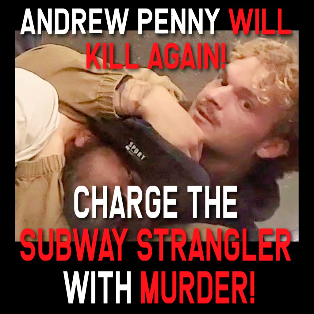 EatMusk's tweet photo. @CBSNews #SubwayStrangler https://t.co/WAd7lRdiyM