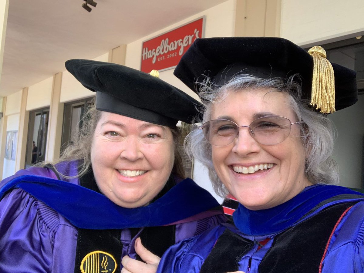 Faculty Spotlight: Dean Ganley (left) and Dr. Garrison (right) can't wait to celebrate our scholars this Saturday at commencement! Festivities will begin at 9am. Share a memory from your graduate experience in the comments!