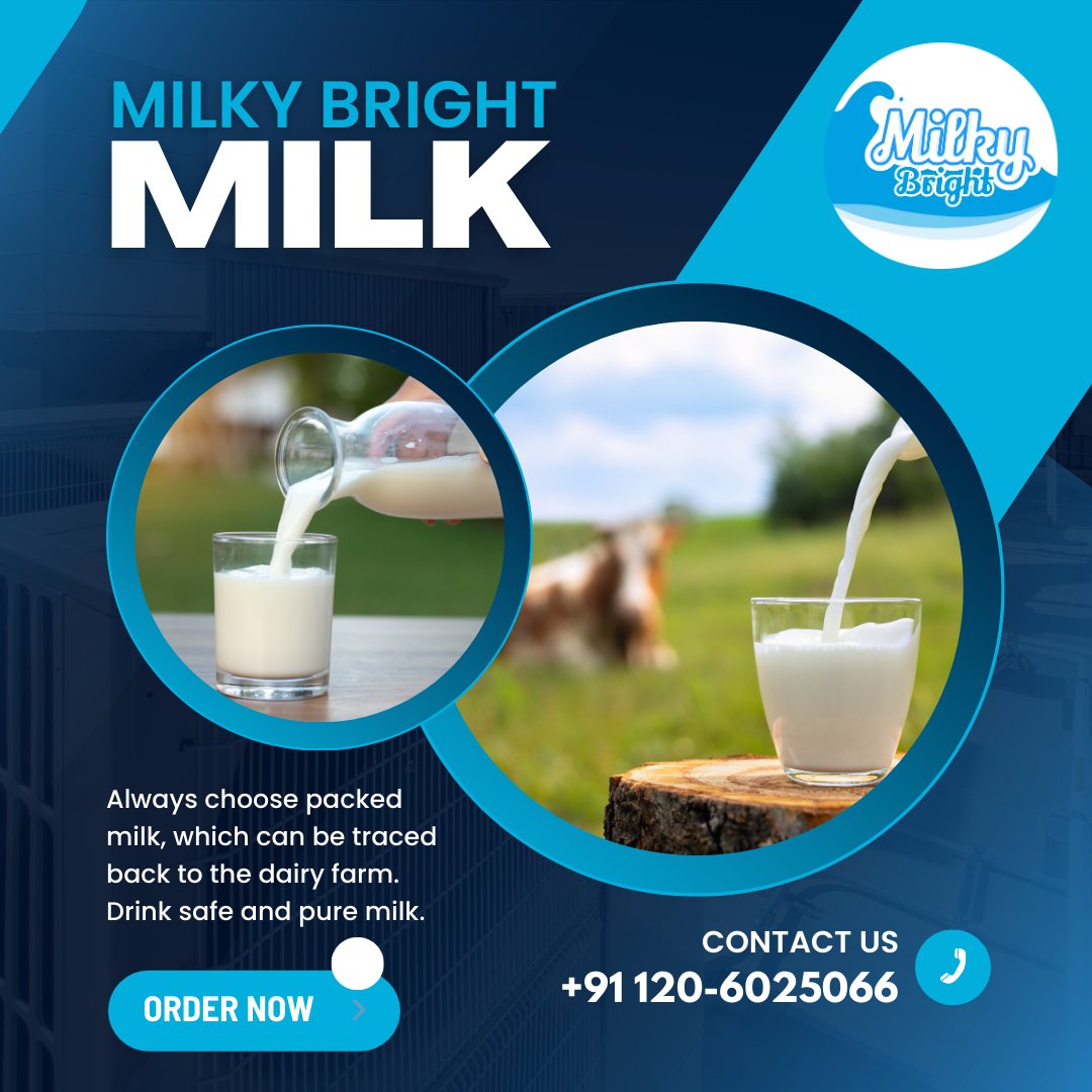 Always choose packed milk, which can be traced back to the dairy farm. Drink safe and pure milk.
#dairy #milk #dairyfarm #cows #farm #cowmilk #dairycows #vegan #food #agriculture #dairyfarming #healthymilk #dairyproducts #dairymilk #organicmilk