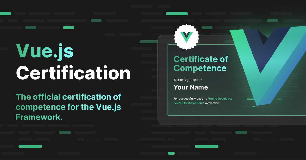 CertificatesDev's tweet image. We’ve released the first chapter in our Self-Study Training for the Certified @vuejs Developer exam!
Chapter 1 covers Vue js Essentials & the fundamental concepts of Vue js.
Learn more about Certification and training options
certification.vuejs.org
#Vuejs #vuejscertification