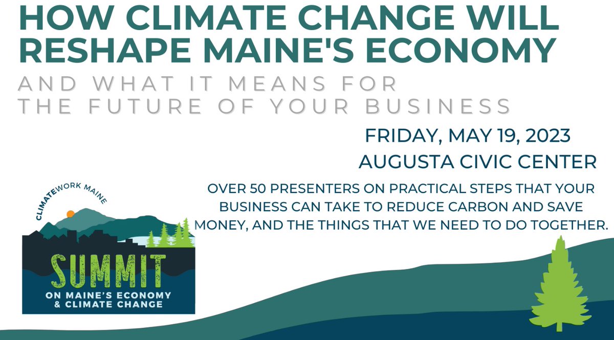 Join Efficiency Maine’s EV Program Manager Lily McVetty at 1 p.m. ET on May 19 in Augusta at the 2023 Summit on Maine's Economy &amp; Climate Change to learn about the future of electric vehicles in Maine. Visit loom.ly/qMUDeXc to sign up for the event.