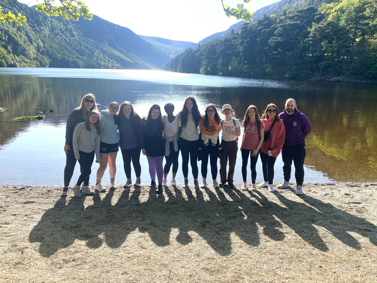 The weather is most definitely on our side here in Glendalough ☀️🏖️

50k hike for the Silver Gaisce- here we go 🥈 

<a href="/Colaistebride/">Coláiste Bríde D22</a> <a href="/SJones010/">Stephen Jones</a> <a href="/mshcoogan/">HCoogan🌍🎵</a> 🥾👋🏽