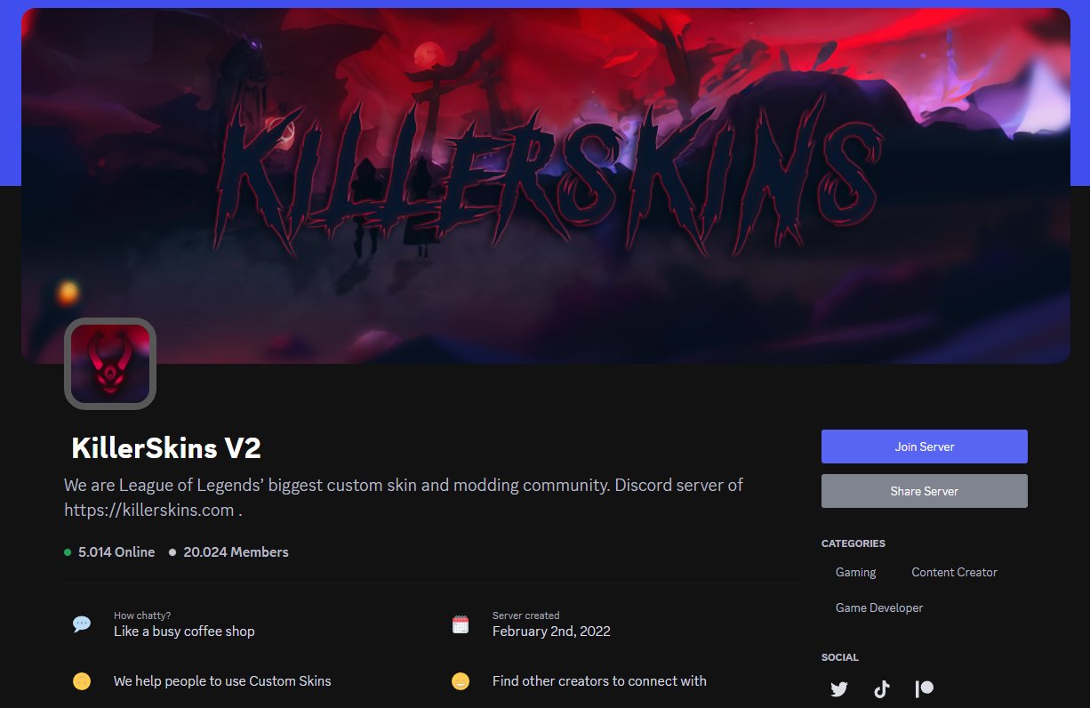 KillerSkins V2 – Discord