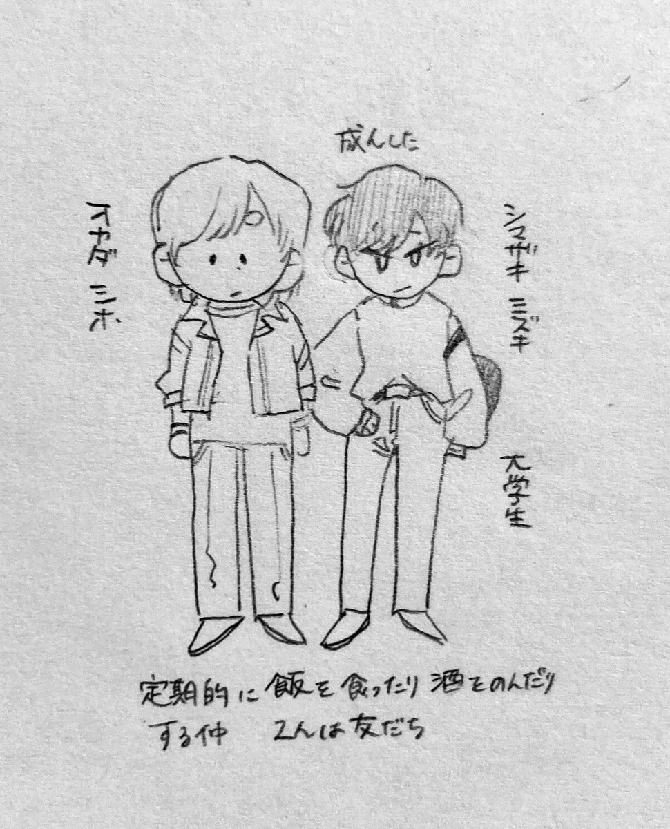 一次創作  保健室ズ  2人は友達 