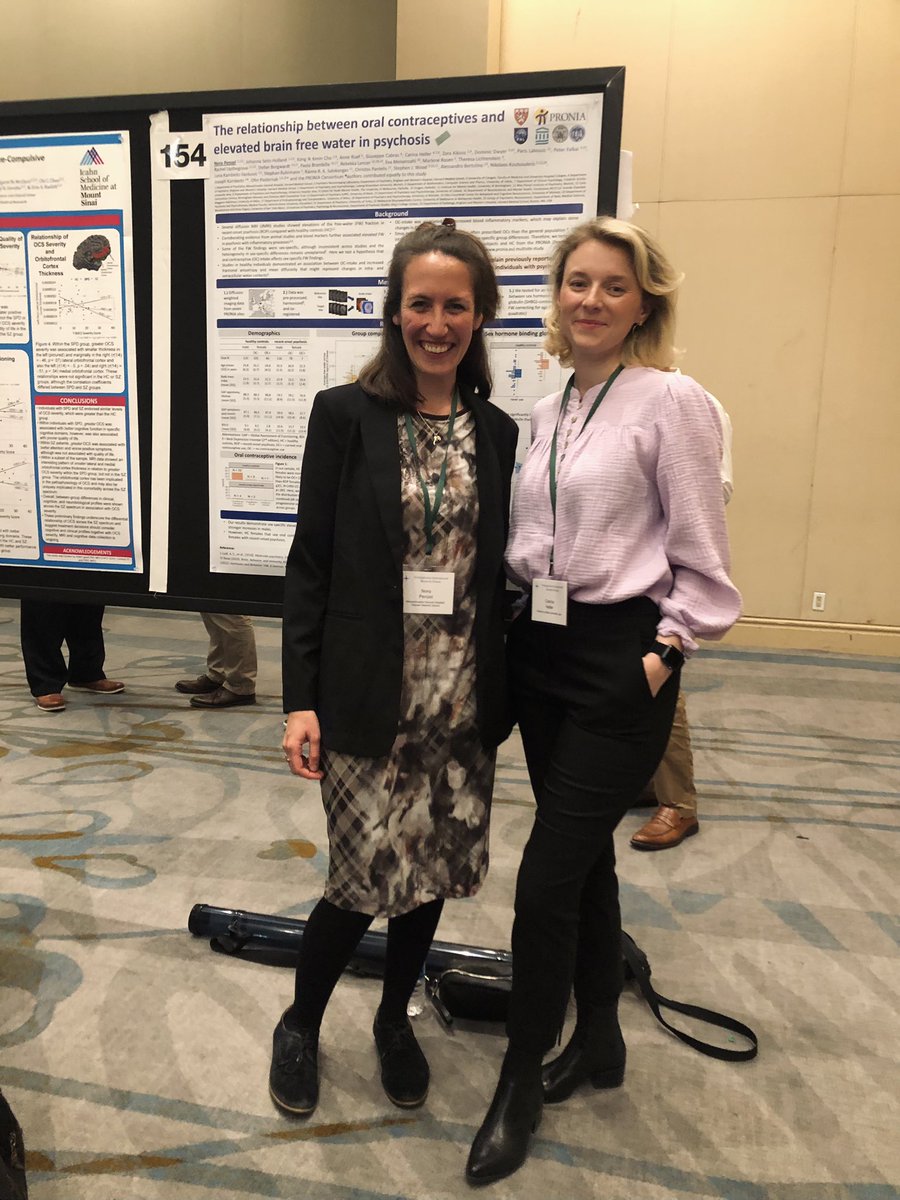 Wonderful to catch up with <a href="/NoraPenzel/">Nora Penzel</a> in-person in Toronto at <a href="/SIRSGlobal/">Schizophrenia International Research Society</a> 🎉🧠
Happy and proud to be a co-author on this incredible work! #SIRS2023
