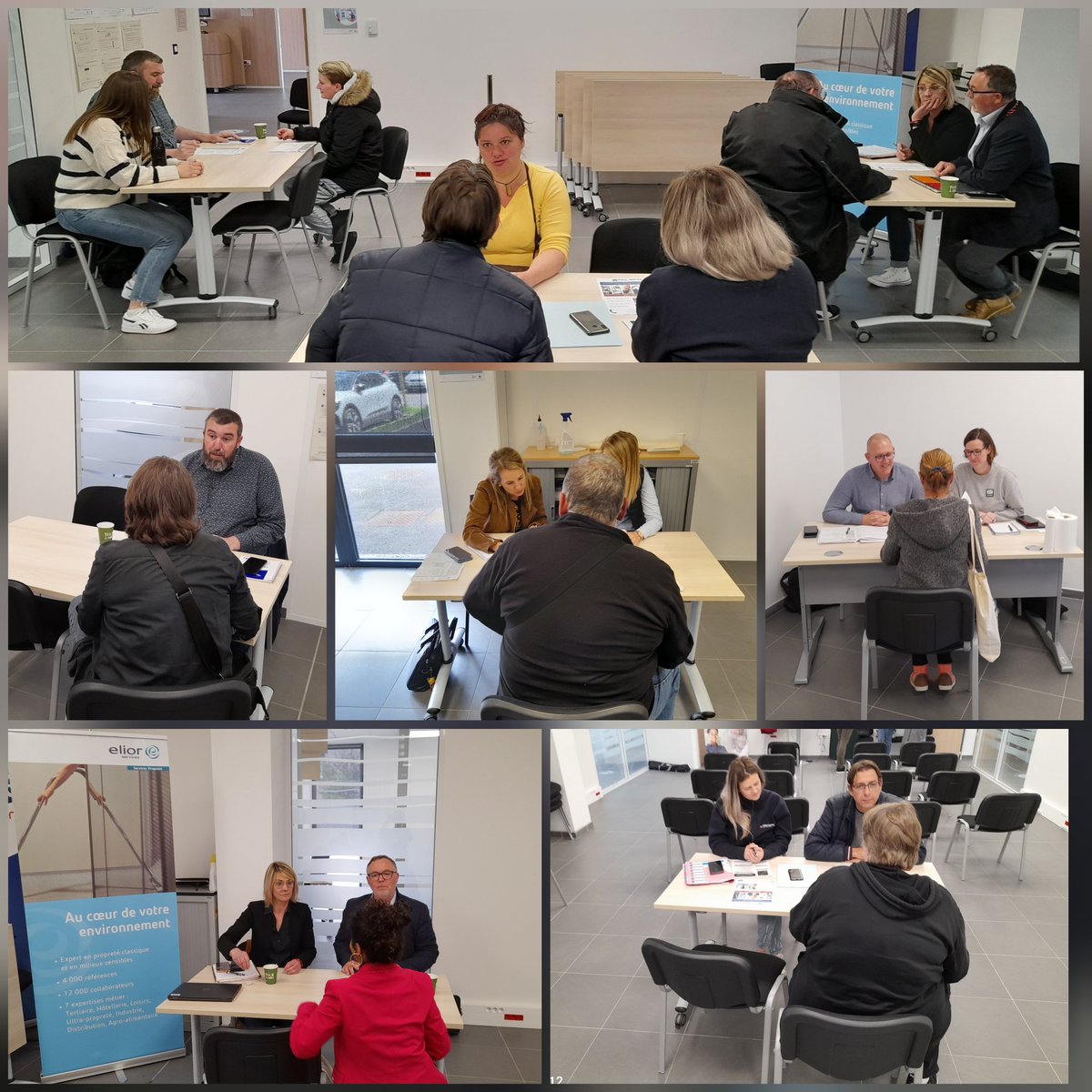 ⏰ Cette semaine s'est déroulé le job dating organisé en collaboration avec l'INHNI afin de satisfaire les besoins en recrutements de Samsic, Elior Services, GEIQ Propreté, Groupe Axhom, ATALIAN, CLINITEX, PRO IMPEC
🎯 Déjà des postes pourvus et une satisfaction de tous 👍