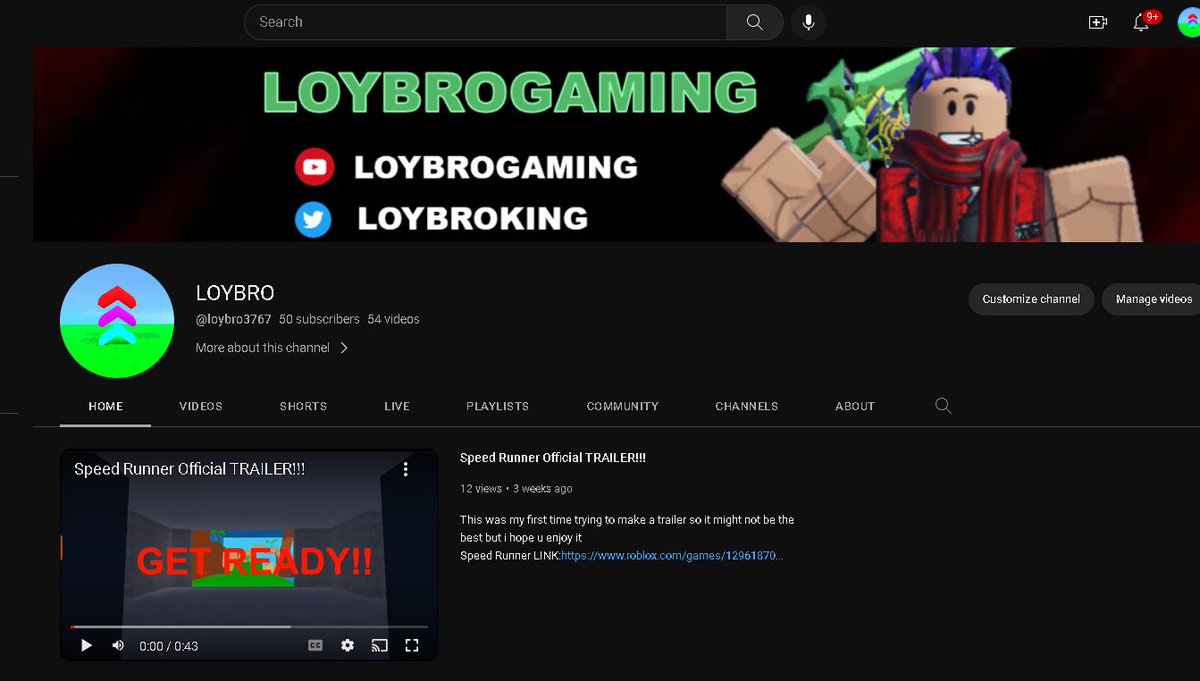 LOYBROKING's tweet photo. Thanks for 50 SUBS!!!
#ROBLOX #RobloxDev #RobloxDevs #RobloxYT https://t.co/iAvv6MmaKn