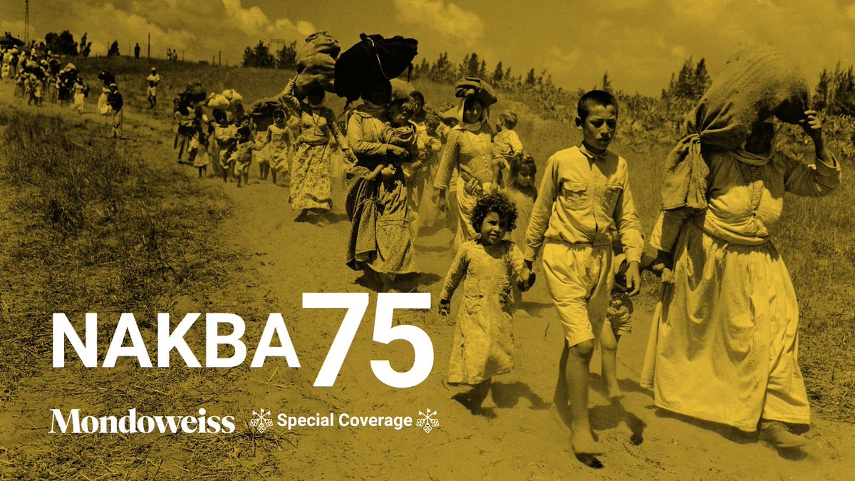 75 years ago, Zionist militias forced 750,000 Palestinians out of their homes and lands in an act of ethnic cleansing. Follow our special coverage of this milestone anniversary of the Palestinian Nakba, or "catastrophe".

bit.ly/41AMrtA

#Nakba75 #Palestine #Israel
