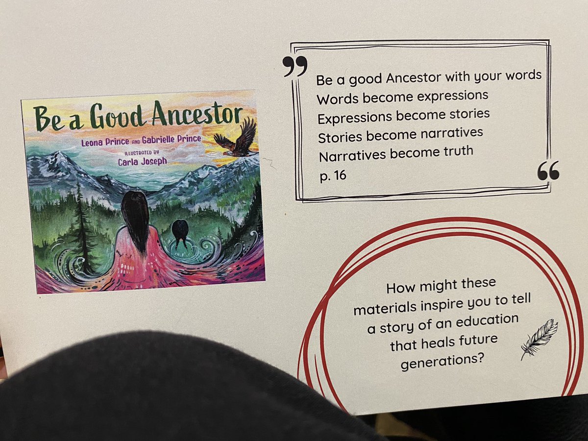 CTE, MBSS and RSS teams learning how to be a good ancestor at NOIIE 23 #noiie23