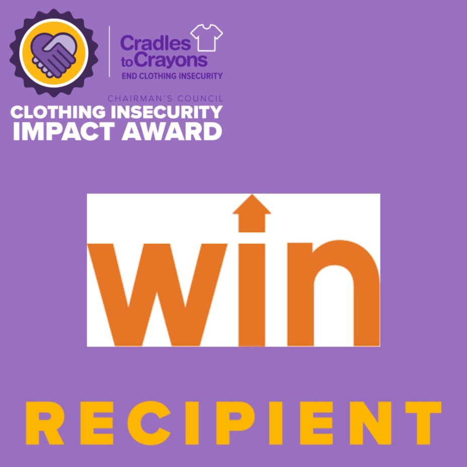 WINNYC_ORG's tweet image. We are honored to be named a 2023 Chairman’s Council Clothing Insecurity Impact Award recipient! We continue to partner with Cradles to Crayons @c2cNYC to #EndClothingInsecurity so all kids can thrive. #basicessentials #cradlestocrayons #givingfactorydirect #CCCIIA23