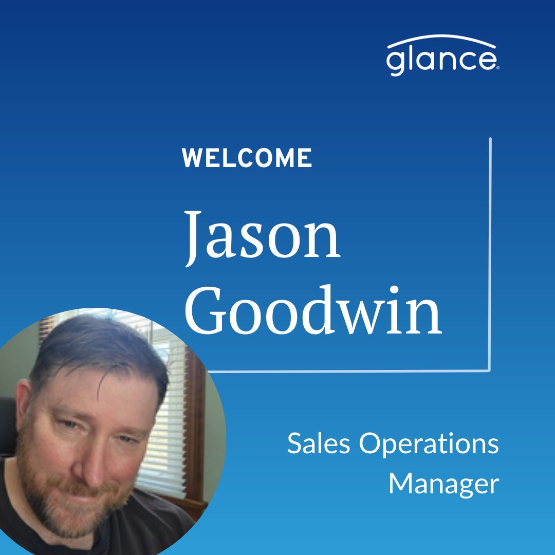 glancenetworks's tweet image. Please join us in welcoming Jason Goodwin, Sales Operations Manager We&apos;re excited to have you on the Glance team, Jason! 

#GlanceNetworks #LifeAtGlance #BostonTech