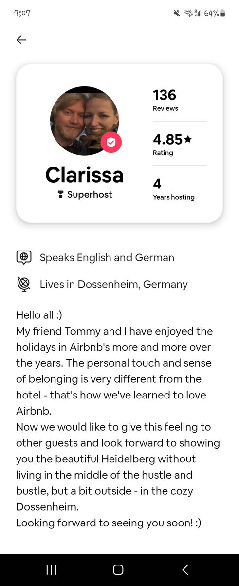 THESE COUPLE FROM AIRBNB FALSELY ACCUSED ME OF DRUG USE AND AIRBNB TOOK THEIR SIDES. ENGLISH COUPLE LIVING IN DOSSENHEIM RENTING A ROOM IN HEIDELBERG. ROOM IS NOT AS ADVERTISED #airbnb #airbnbhost #heidelberg #airbnbhouse
