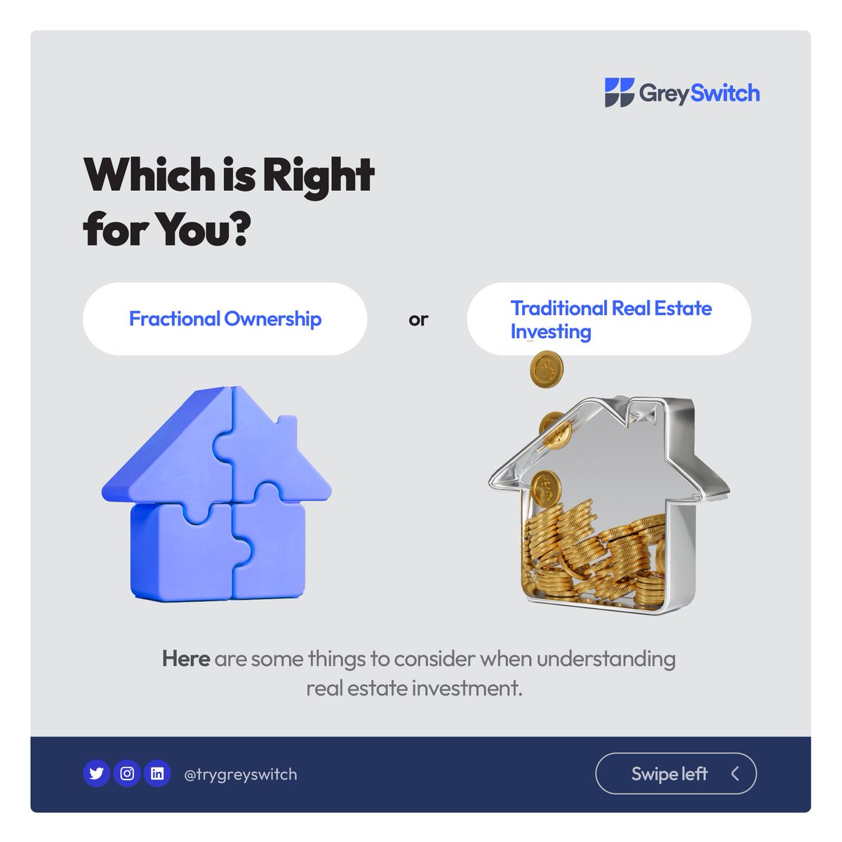 trygreyswitch's tweet photo. We would like to show you two types of real estate investment and by the end, we'd like to show you why fractional ownership is a better option. (Thread) https://t.co/PxPQQZGwfv