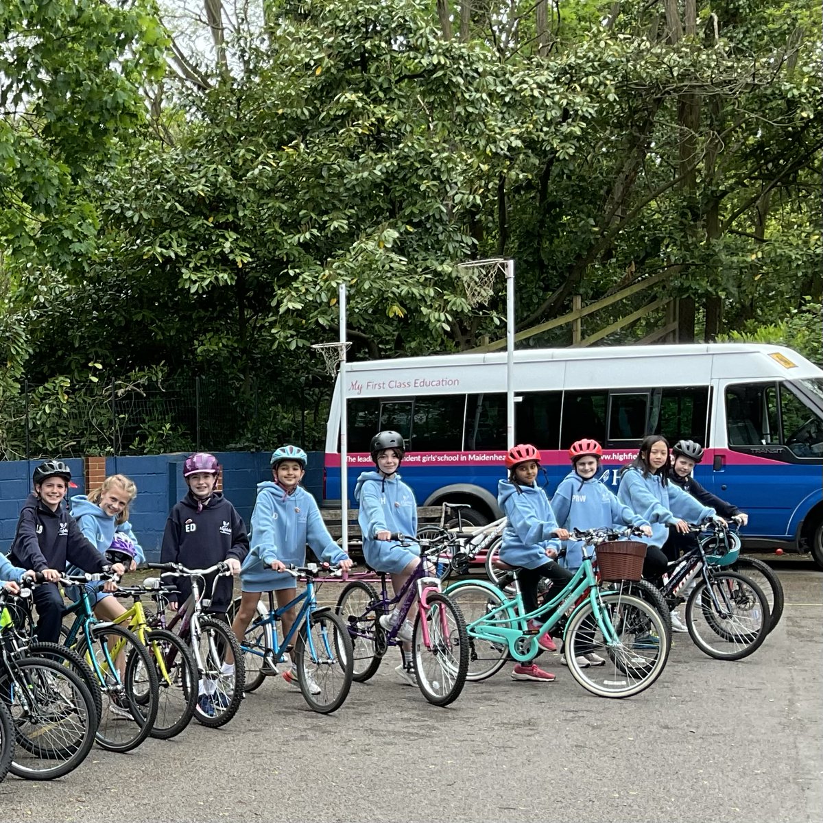 Well done to our Year 5 & Year 6 girls, who all proved they are proficient cyclists, having achieved their Level 2 Bikeability award this week! @BikeabilityUK @chatsworthschls #cycling #prepschool #maidenhead #excellenteducation