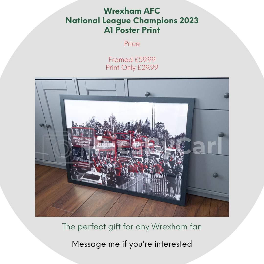 PicsByCarl's tweet photo. You can own a little (well, big) piece of history
.
Message me if you're interested
.
.
@Wrexham_AFC @VancityReynolds @thehumphreyker @RMcElhenney https://t.co/ZX7dCikgsm