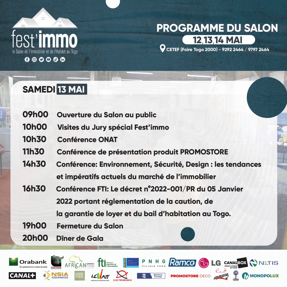 fest_immo's tweet photo. La 1e journée du @Festimmo a été un succès !  🎉🎉🎉

Nous tenons à remercier tous les 3614 visiteurs qui sont venus rencontrer les professionnels du secteur et échanger avec eux sur leurs projets immobiliers. 

Voici le programme de la 2e journée du salon ! ⬇️☺️👇 https://t.co/S48oxFUOW9