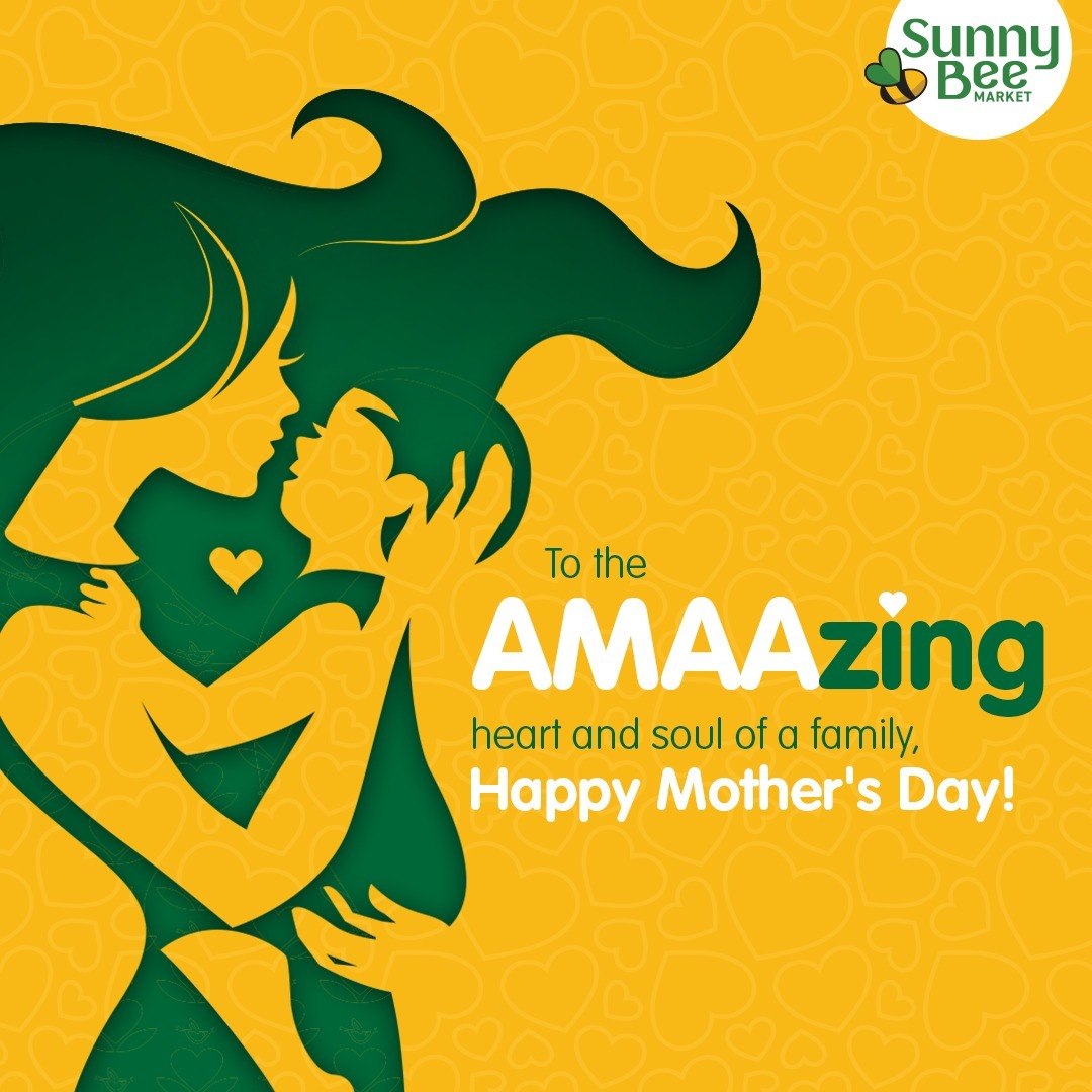 She embraced and nurtured you to give you the best life possible. Wishing all the sweetest Ammas a very Happy Mother's Day. May you live a healthy life ahead! 
#SunnyBeeMarket #RedefiningRetail #GroceryShopping #FreshProduce #MothersDaySpecial #Her #Mothers #MothersDay