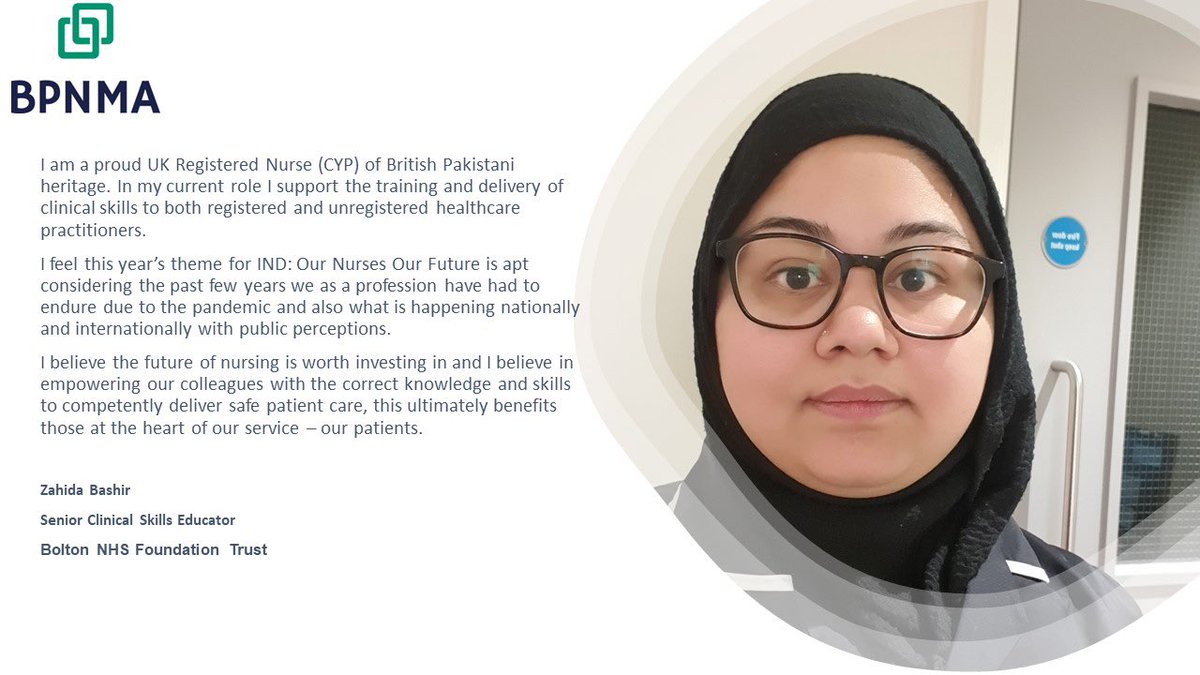 A very happy international nurses day from one our our members <a href="/TalpurAsh/">Dr Ash Talpur</a> <a href="/nurse_neddy/">Zahida 💙</a>